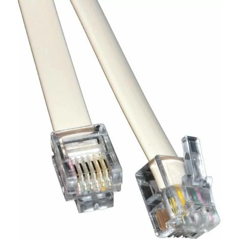 Legrand 049268 Cavo RJ12/RJ12 maschio 2M per automazione illuminazione Mosaic - beige