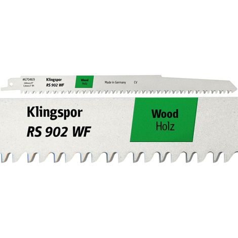 KLINGSPOR BRZESZCZOT DO PIŁY SZABLASTEJ 240x19x1,2mm RS 902 WF /5szt.