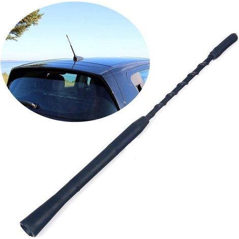 Antenne courte de 30 cm pour Seat Ibiza 6L 6J. Leon 1M 1P et Skoda Altea 5P (1/4)