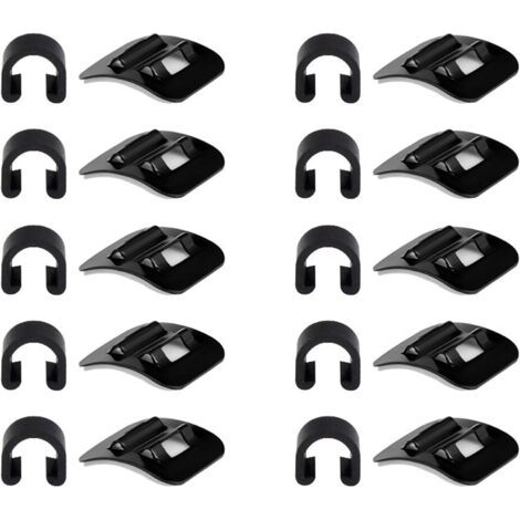 BUNTHAUS 10 Boucle de Câble de Vélo,CClips de Guidage de Câble de Vélo,CClips de Fil de Frein de Vélo,Cadre de Vélo de Route de Montagne C Adaptateurs de Boucle,pour Plupart des Vélos (1/5)