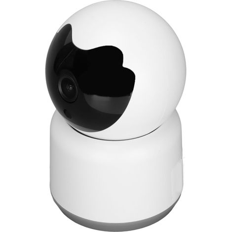 Caméra de sécurité intérieure pour bébé et animaux domestiques, panoramique, inclinaison, détection de mouvement, alarme, audio bidirectionnel, vision nocturne infrarouge, stockage cloud, compatible T (1/5)