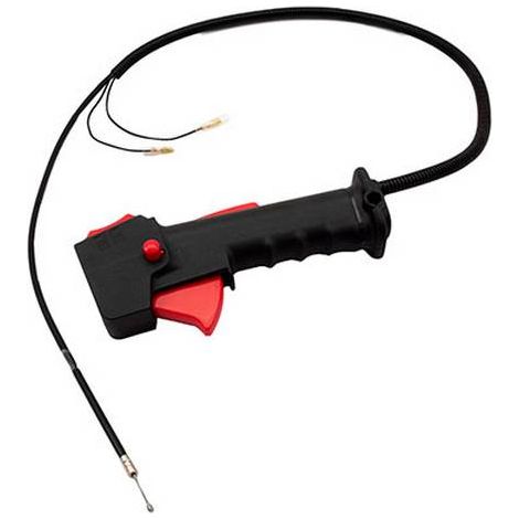 Poignée de gaz pour débroussailleuse 20mm – Compatible avec Stihl, Husqvarna, Dolmar – Installation facile, prise en main ergonomique