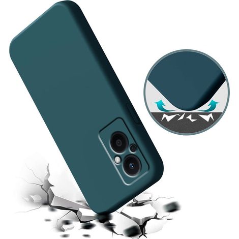 Oppo Reno7 Lite Hülle, Silikon Lite, Grün (1/3)