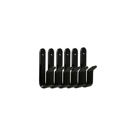 Lot de 6 clips de fixation murale horizontaux pour planche à neige, support mural pour planche à neige, pour chambre, garage
