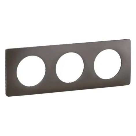Legrand CP1003 Céliane Legrand finishing plate - 3 positions - Ash Gray