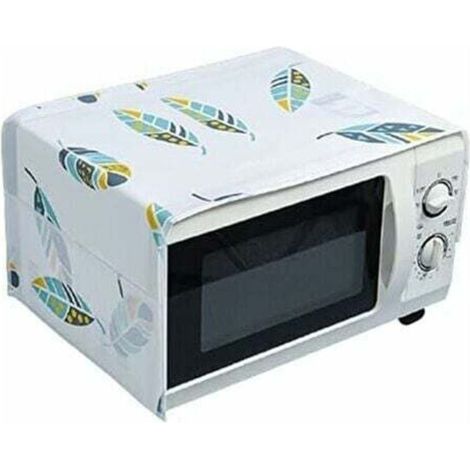 ZVD-Four à micro-ondes/four multifonction Housse anti-poussière Housse anti-graisse avec protection de cuisine de poche (motif plume) (1/4)