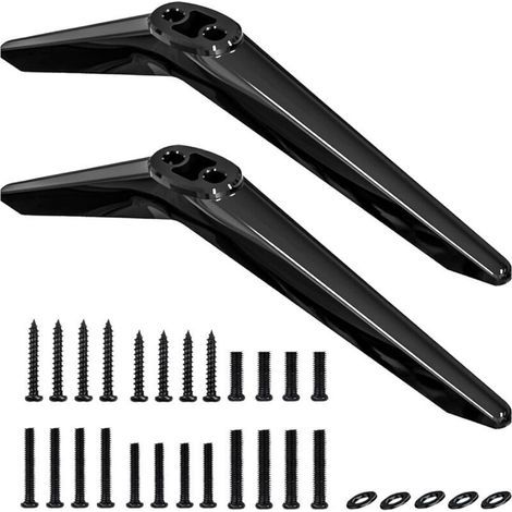 Pied de Support Universel pour Téléviseurs 32", 40", 49", 50" et 55" - JINFGERNE - Installation Rapide, Matériau Résistant, Compatible avec TCL Roku et Autres Modèles (1/5)