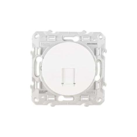Schneider S520471 Toma de teléfono RJ45 Grado 1 Odace - Cat. 5 UTP - Blanco