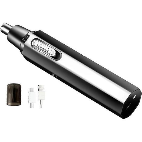 Tondeuse à poils de nez pour hommes, rechargeable par USB, tondeuse à poils d'oreilles et de nez, tondeuse professionnelle, tondeuse à poils de nez électrique - A-JBMEDIA (1/4)