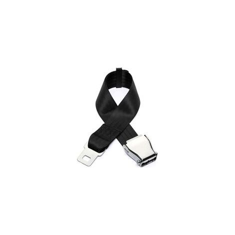 Extension de ceinture de sécurité pour avion, Pièces de ceinture de sécurité pour avions réglables universelles avec boucle en acier inoxydable Clip 50-80 CM Airlines for Travel by Kayear (1/5)