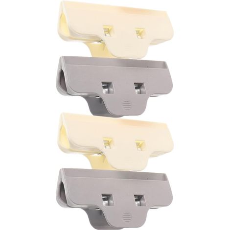 Pinces Cuisine en Plastique 4pcs pour Peinture Diamant, Clip de Bord Polyvalent et Facile à Utiliser pour Stockage des Aliments et Accessoires de Peinture Couleur Aléatoire (1/5)