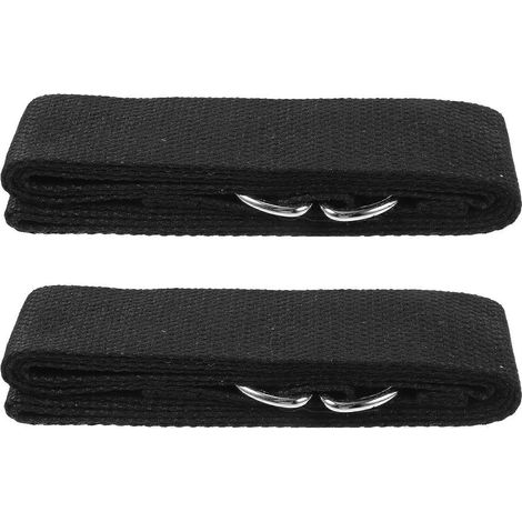 Lot de 2 bandes élastiques de yoga pour usage quotidien, sangles d'étirement professionnelles, accessoires de yoga (1/3)