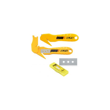 Set mit 10 rechteckigen Klingen „SKB-10/10B“ für Standardarbeiten, 17,8 mm breit, silberfarben (1/4)