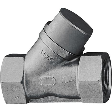 Riegler Rückschlagventil, Schrägsitzausführung, ES, G 1 1/2, 0,2 bar (1/3)
