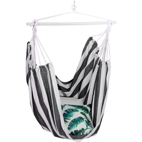 Silla colgante con rayas (1/5)