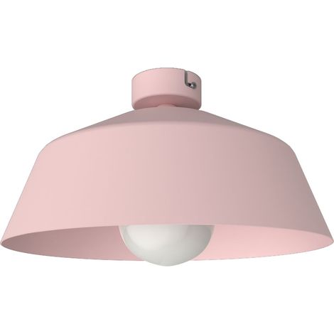 LUMICOM  TOKYO Plafoniera, 1xE27, max 42W, metallo, rosa, D.35cm (1/2)