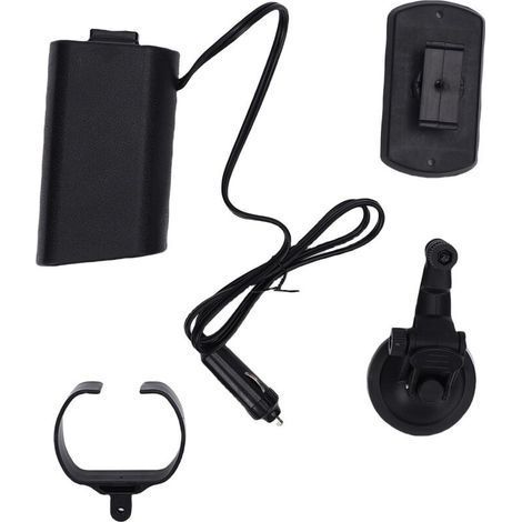 Chauffage de voiture portable 12 V 150 W 2 en 1, chauffage et refroidissement, rotation à 360 degrés avec ventouse, dégivreur de pare-brise, désembueur pour véhicule SUV camion RV (1/5)