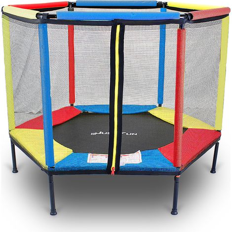 RIPRODUZIONE TRAMPOLINO PER CASA E GIARDINO 140 MULTICOLORE (1/4)