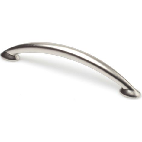 Tirador de Asa para Mueble  Estilo Contemporáneo  Fabricado en Zamak  Acabado en Níquel Bisú  Distancia Entrepuntos: 96 mm  Medidas 1101024 mm  Sistema de Fijación Atornillado  Incluye Tornillos M4  2 (1/2)