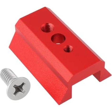 Plaque à queue d'aronde 45mm pour télescope avec vis 45x31x16mm (Rouge) (1/5)