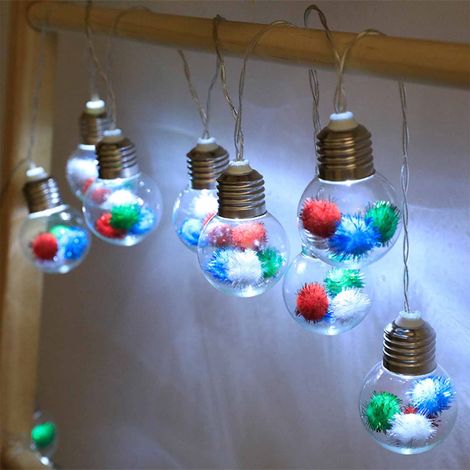 Guirlande Lumineuse De Noël - 20 Ampoules LED - Fils En Cuivre - Décoration Arbre De Noël Et Intérieur - 3 M - Blanc (1/5)
