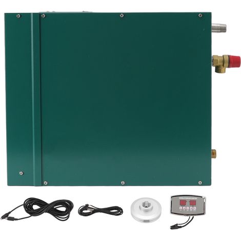 Générateur de vapeur 6KW DO60 auto-vidangeant en acier inoxydable pour douche à vapeur et sauna domestique, 220V 380V (1/5)