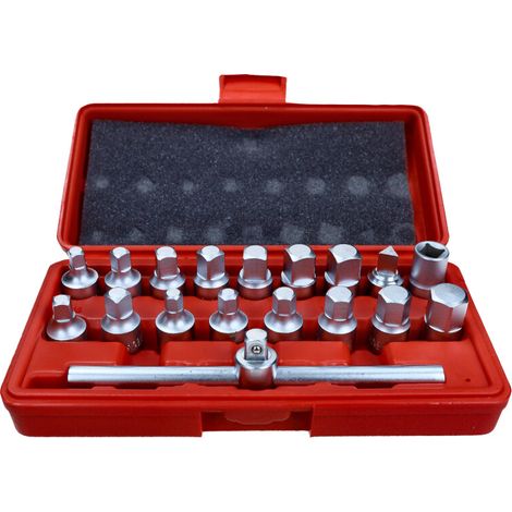 Set Chiavi ROOKS per Tappi Olio 3/8" 18 pezzi (OK-02.0662)