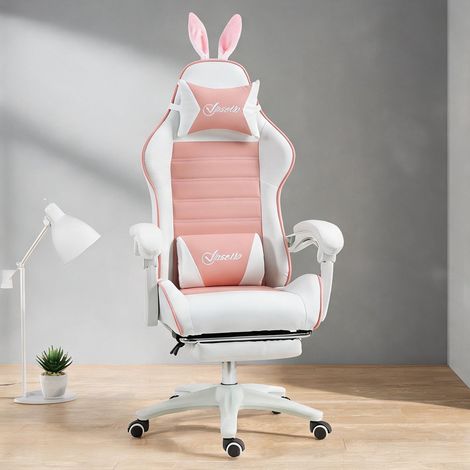 Chaise de bureau en similicuir mousse 65 x 63 x 142 cm (1/5)