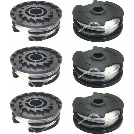 VURAHOME - Bobine de rechange pour débroussailleuse sans fil Parkside PRT 550 A1 - LIDL IAN 311404, PRT 550 A3, PRTA 20-Li B2 8,2 m 0,2 cm (6 bobines) (1/4)