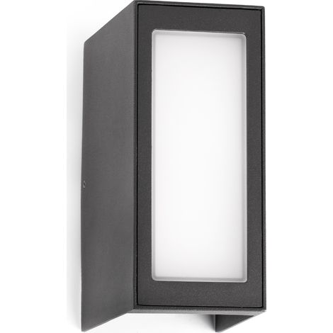 LOG Aplique gris oscuro