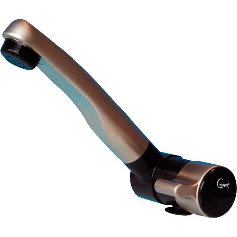 Grifo con interruptor de 12 voltios niquelado para caravanas y autocaravanas Abs London - Comet