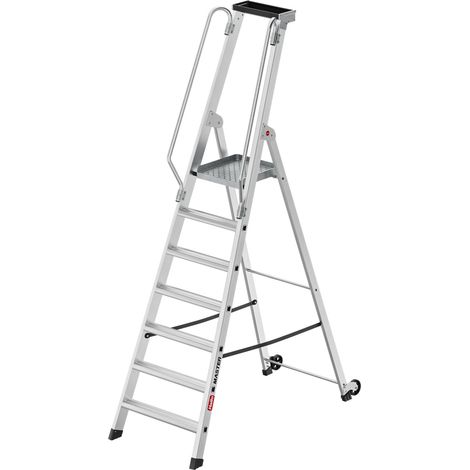 Hailo Aluminium-Plattformleiter Master P80 7 Stufen (1/5)