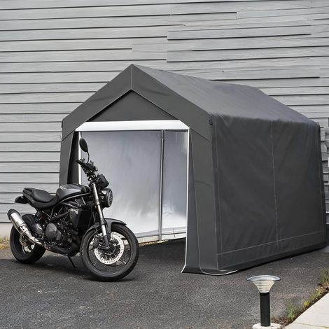 Garage d'appoint 2,1 x 3,6 m tente de stockage avec armature (1/5)