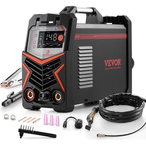 Pour Acier et Cuivre Poste à Souder TIG 205 A Bricolage et Extérieur Onduleur IGBT avec Grand Écran LED 3 en 1 (1/5)