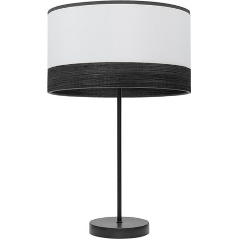 Olga Stehtischlampe 1xe27 schwarz/weiß-schwarz-mad.black 62x30x30 cm (1/2)