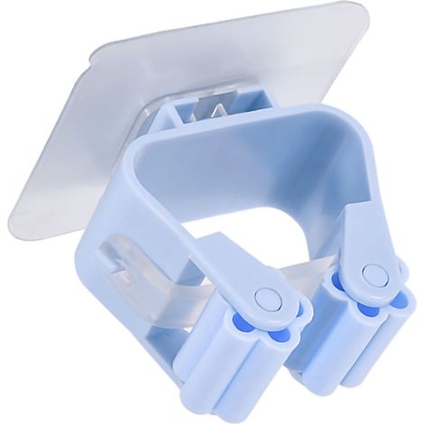 Nordic Blue Selbstklebender Wandmopphalter 30g Kunststoff 6x6cm kein Bohren Fliesen-Metall-Glas praktisch fällt nicht herunter. (1/5)