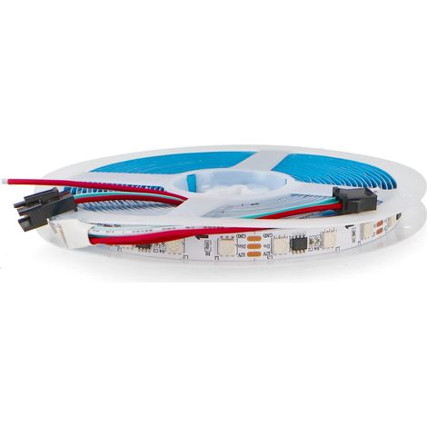 IluminaShop - Tira LED DIGITAL 72W 12V DC WS2811 300 LEDs 14,4W/m IP20 RGB (5 metros) RGB (1/2)