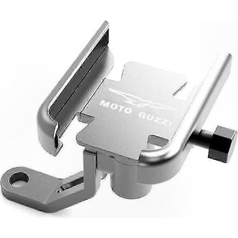 Support Moto Guzzi V100 Mandello V7 V8s TT Bobber Breva 850 1100 1200, Guidon Rétroviseur Support Téléphone CNC, Fixation Moto Aluminium pour Casque, Kit Pliable avec Miroir, 1 Pièce (1/5)