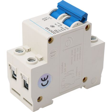Kompakter modularer Leistungsschalter 2-polig 32 A 400 V 6000 A DIN-Schiene (1/5)