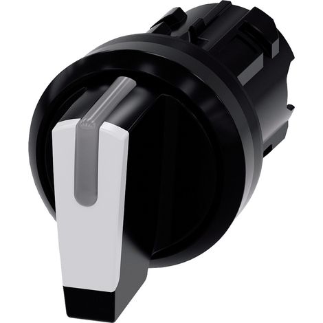 Siemens 3SU10022BN600AA0 3SU1002-2BN60-0AA0 Commutateur à manette collerette plastique, illuminable