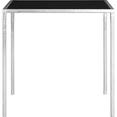 Table d'Appoint Métal Argent/Noir 45 x 45 x 45,97 cm (1/4)
