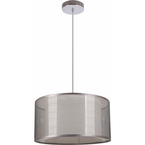 Lampada a sospensione Martina Ø40cm E27 60W cromo (1/2)