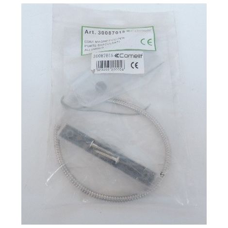 Contact magnétique alu pour détection d'ouverture de portes basculantes avec cable de sortie COMELIT 30087015