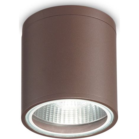 Plafoniera Moderna Gun Alluminio Coffee 1 Luce Gu10 (1/2)