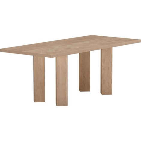 Table à Manger Design "Lillehammer" 200cm Naturel (1/4)