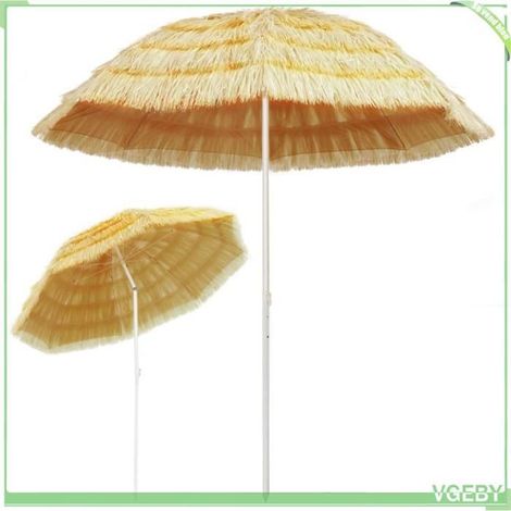 Parasol de plage - FAFEICY - 44548 - Diamètre 210 cm - Inclinable - Protection anti-UV (1/4)