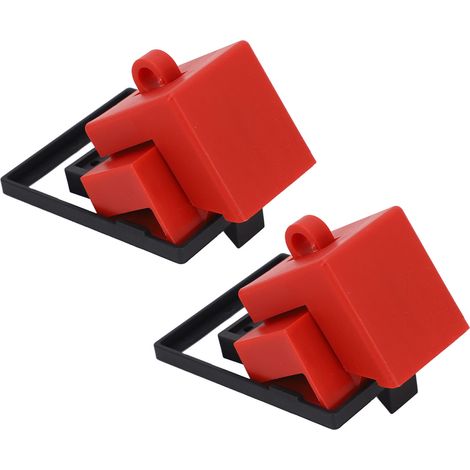 Lot de 2 dispositifs de verrouillage de disjoncteur à pince PA66, accessoire de sécurité (1/5)