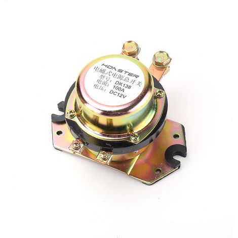 12/24V Haupt-Elektromagnetrelais für Kfz- und Baumaschinen – 100A, Batterieleckstromschutz