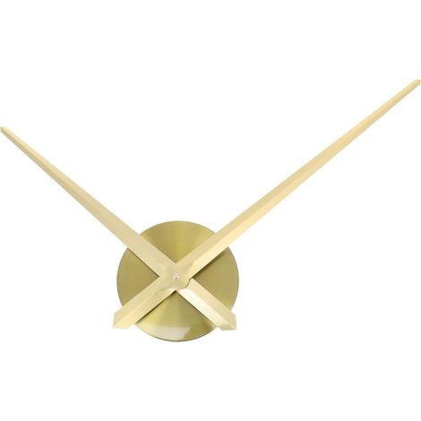 Mécanisme D'horloge Professionnel Fournitures D'horlogerie Décoratives Certifié Aiguilles Dorées Cadran 12 Cm Silencieux, sans Bruit pour Horloge Murale DIY Salon Bureau Kit (1/5)
