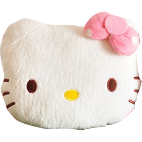 Cuscino poggiatesta per auto a forma di gatto, cuscino poggiatesta universale, accessori per sedile auto, viaggi, bambini, adulti, gatto con occhi grandi (1/3)